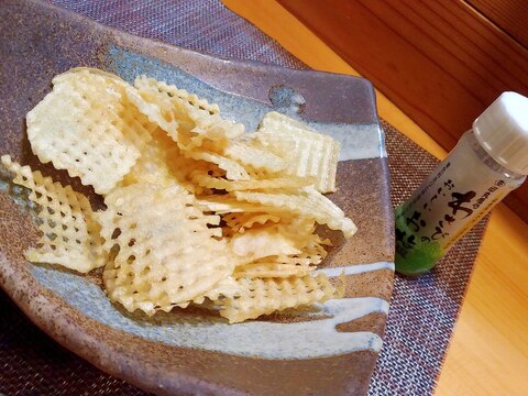 お家で簡単☆わさび塩☆ポテトチップス